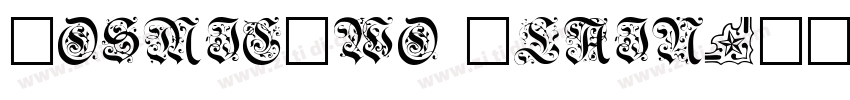CosmicTwo Plain字体转换